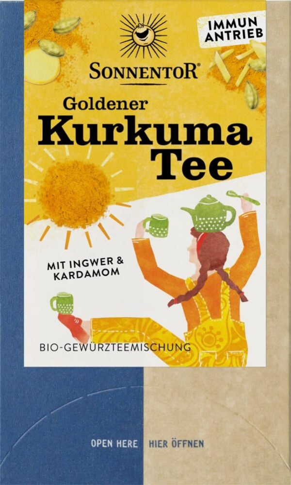 Goldener Kurkuma Tee Sonnentor