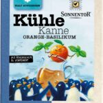 Kühle Kanne Orange-Basilikum Sonnentor