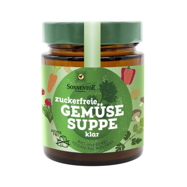 zuckerfreie Gemüsesuppe klar Sonnentor