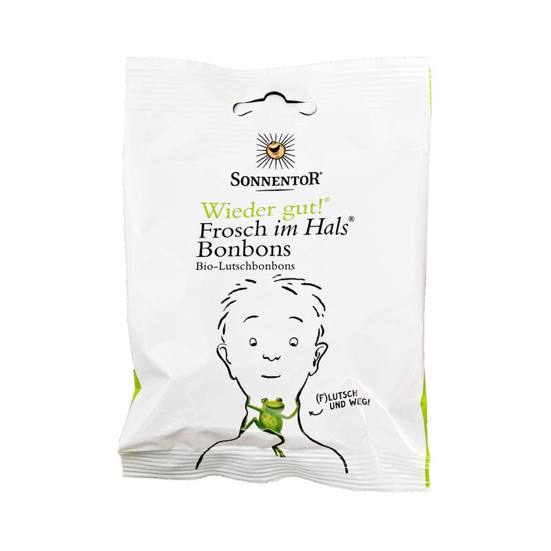 Wieder gut! Frosch im Hals Bonbons Sonnentor