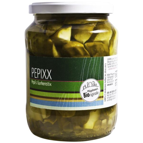 Pepixx Pepis Gurkenstix Biohof Pflügelmeier