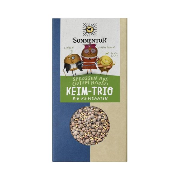 Sonnentor - Keim-Trio Bio-Keimsaaten 6 Stück zu 120 g