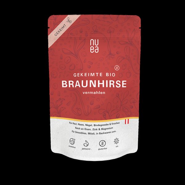 Gekeimte Bio-Braunhirse vermahlen NUEA