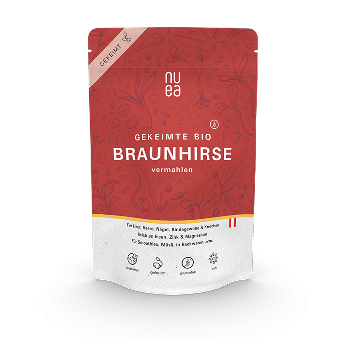 Gekeimte Bio-Braunhirse vermahlen NUEA