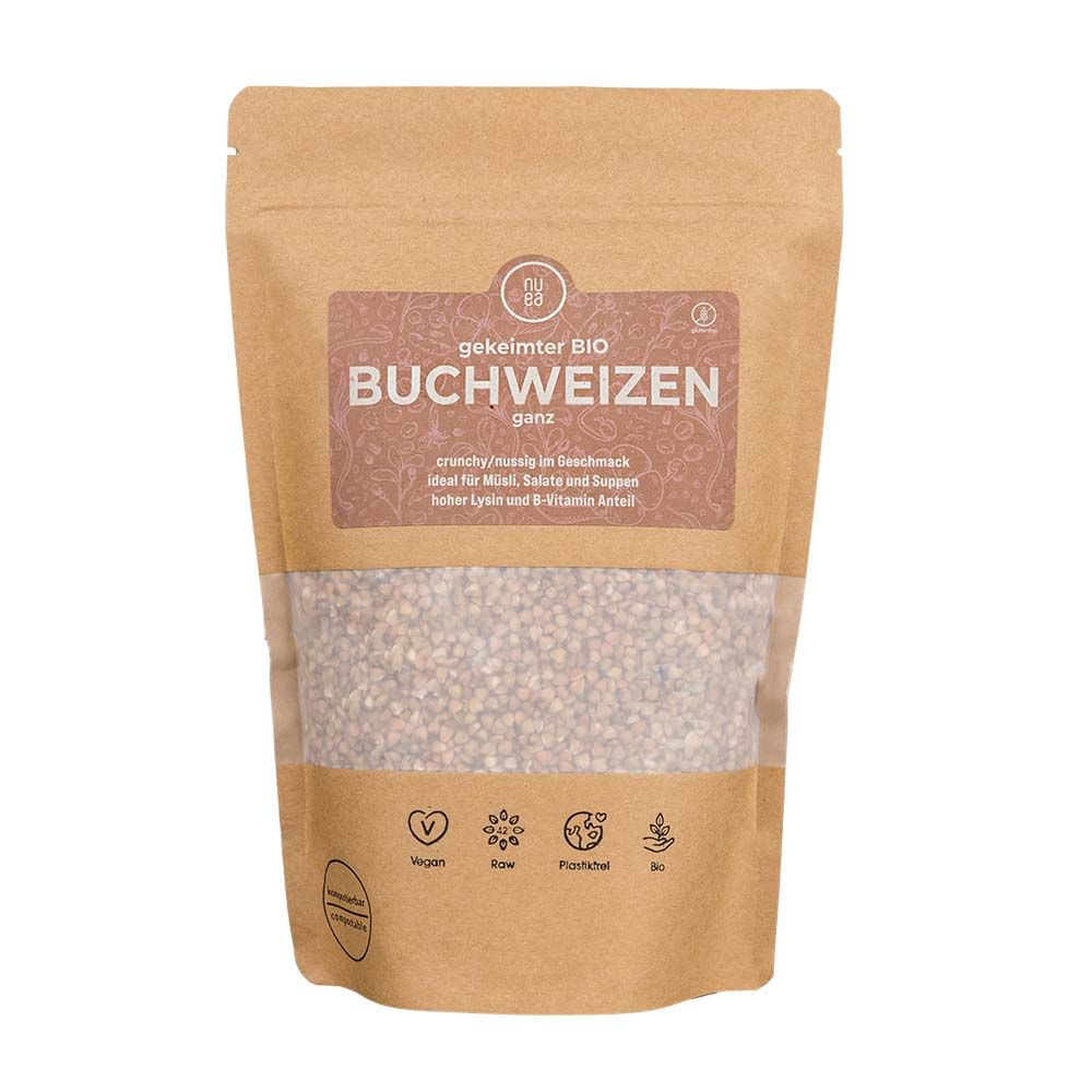 Gekeimter Bio Buchweizen ganz NUEA