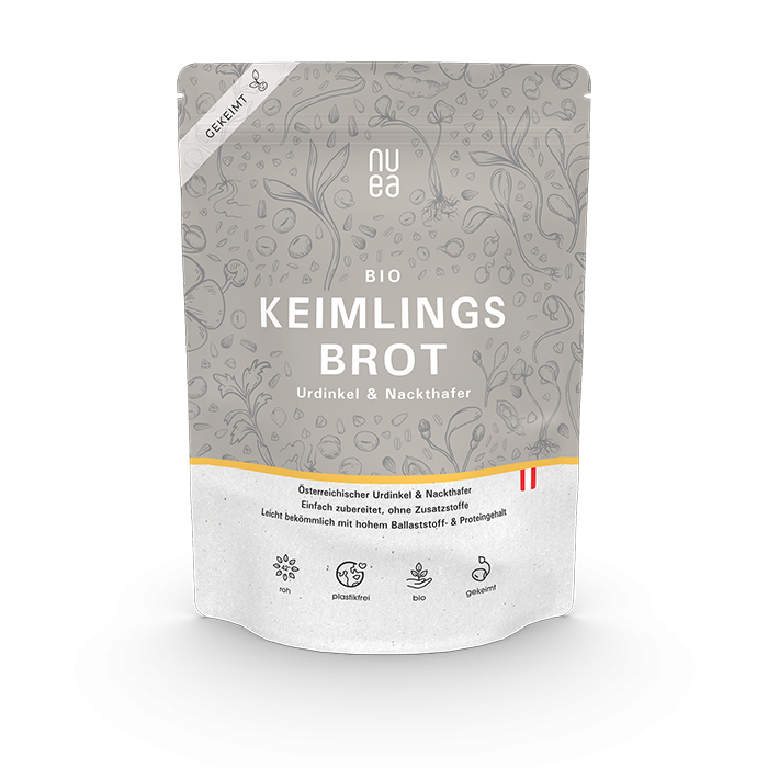 NUEA - Bio Keimlingsbrot Urdinkel & Nackthafer 500 g