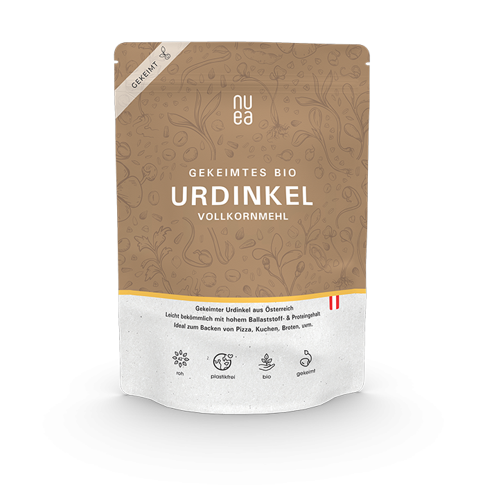 NUEA - Gekeimtes Bio Urdinkel Vollkornmehl 500 g