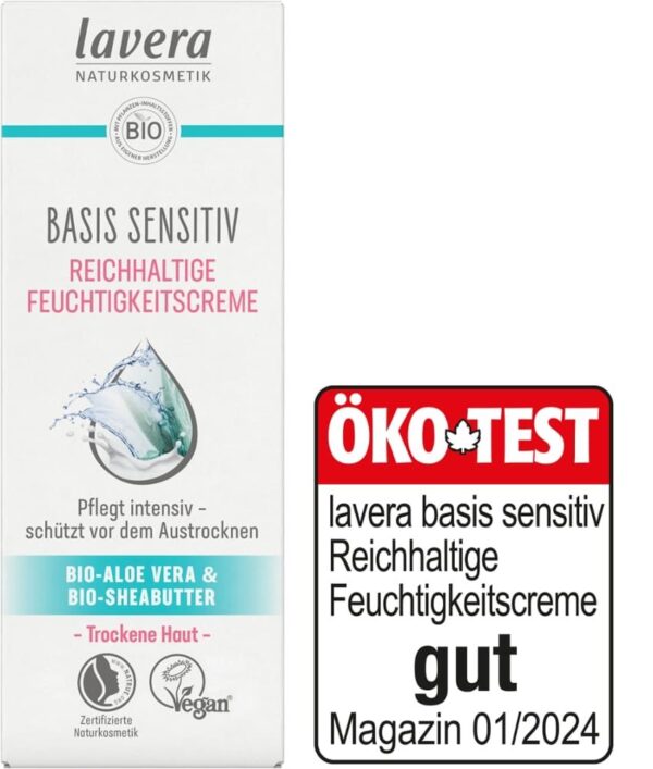 Basis Sensitiv Reichhaltige Feuchtigkeitscreme Lavera