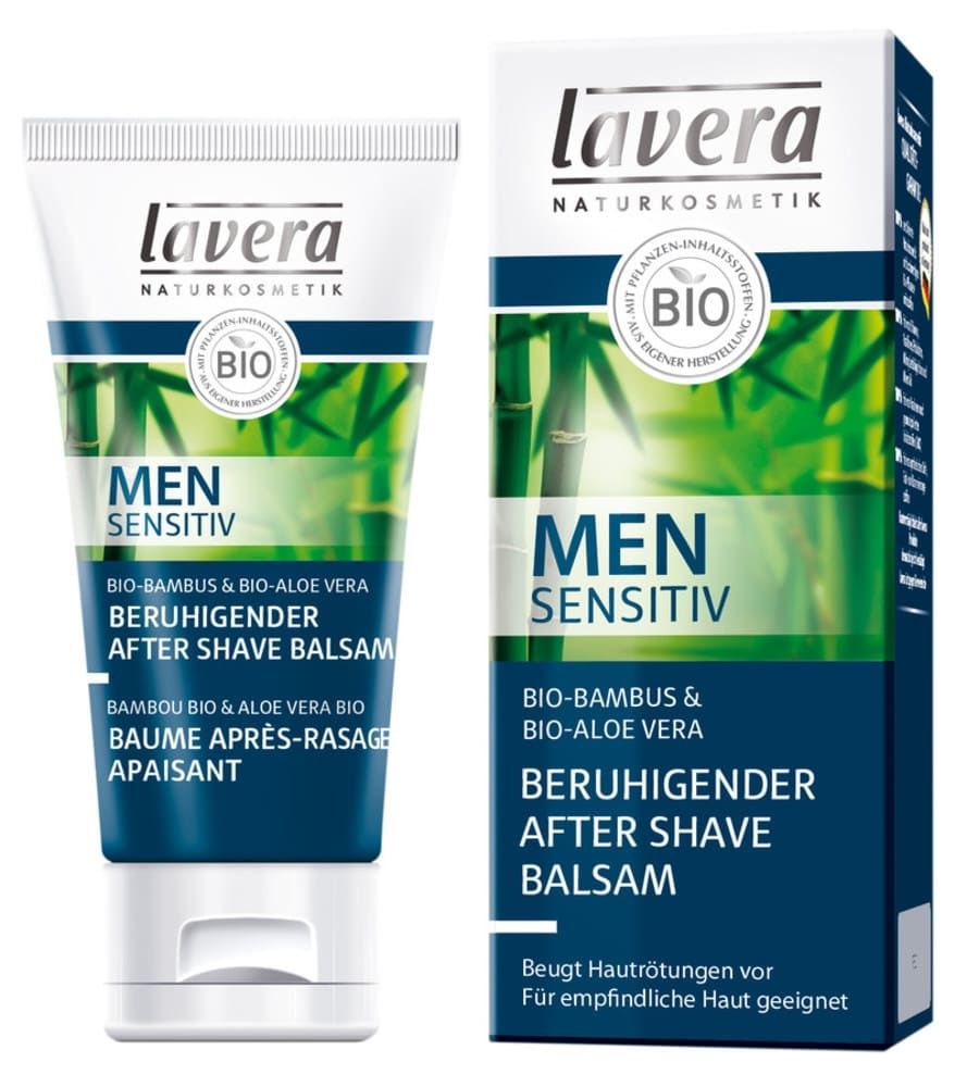 Lavera - Men Sensitiv Beruhigender After Shave Balsam 4 Stück zu 50 ml