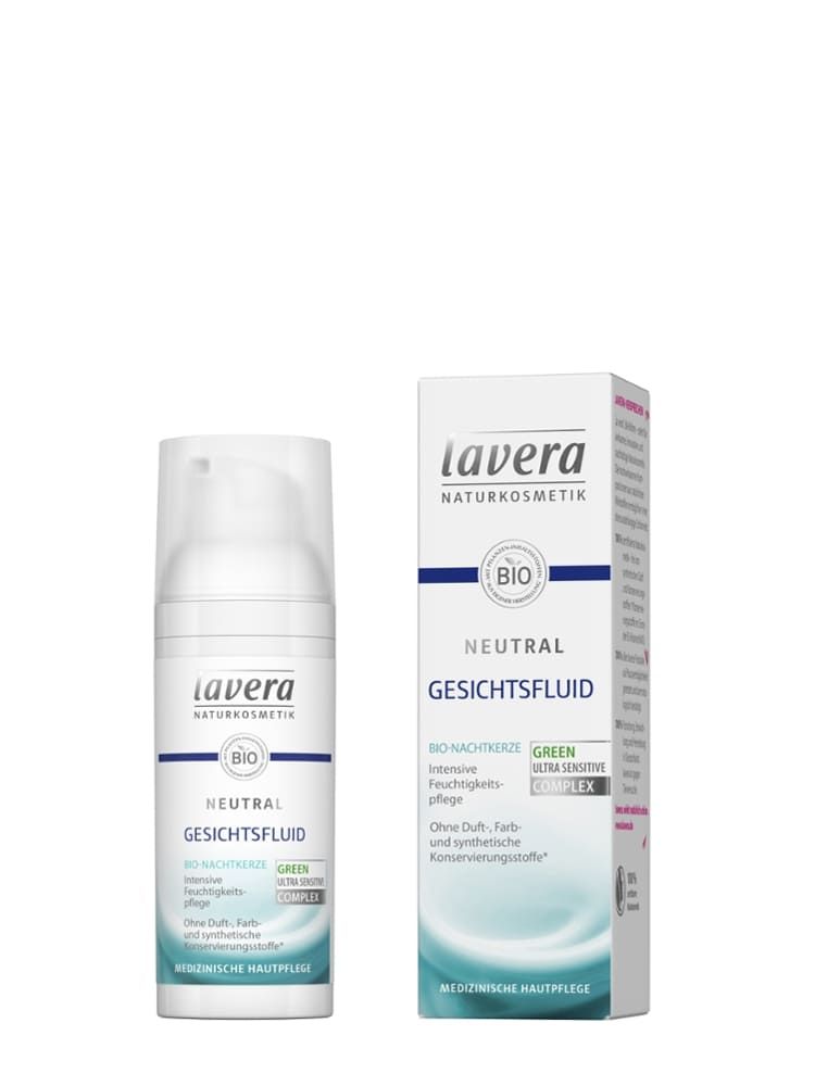 Lavera - Neutral Gesichtsfluid 4 Stück zu 50 ml