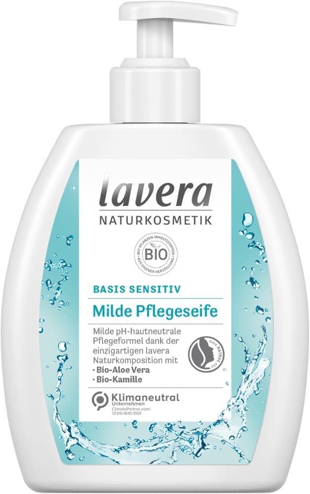 Lavera - Basis Sensitiv Milde Pflegeseife 6 Stück zu 250 ml