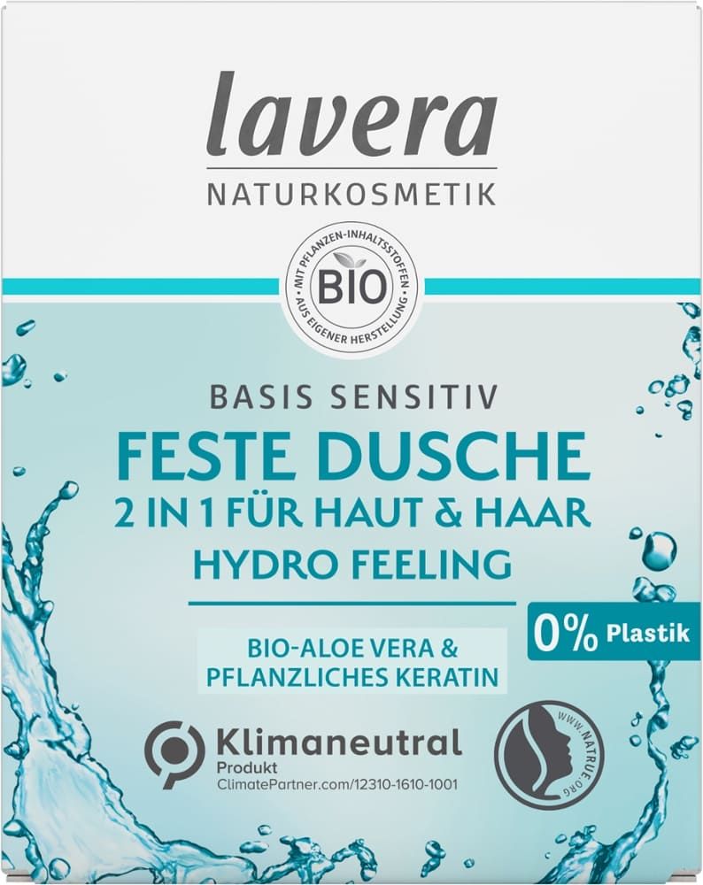 Lavera - Basis Sensitiv Feste Dusche 2in1 6 Stück zu 50 g