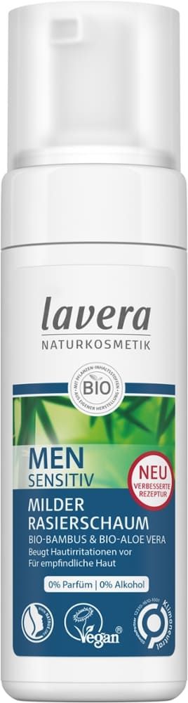 Lavera - Men Sensitiv Milder Rasierschaum 4 Stück zu 150 ml