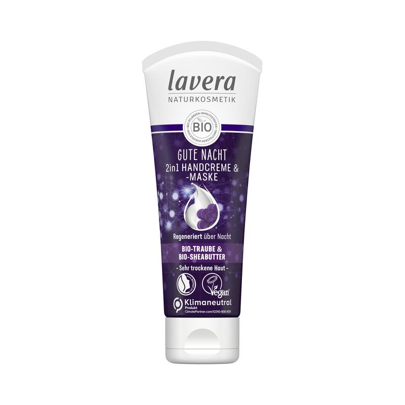 Gute Nacht 2in1 Handcreme & -Maske Lavera