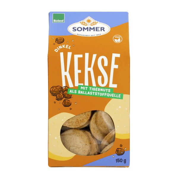 Dinkel Kekse mit Tigernuts Sommer