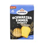 Schwarzer Emmer Zwieback aus Urgetreide Sommer