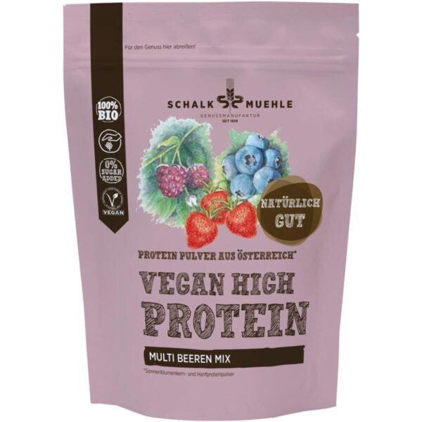 Vegan High Protein Beeren Mix 200 g Schalk Mühle