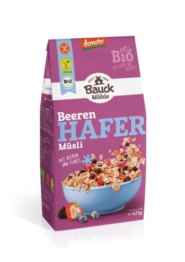 Beeren Hafer Müsli Bauckhof