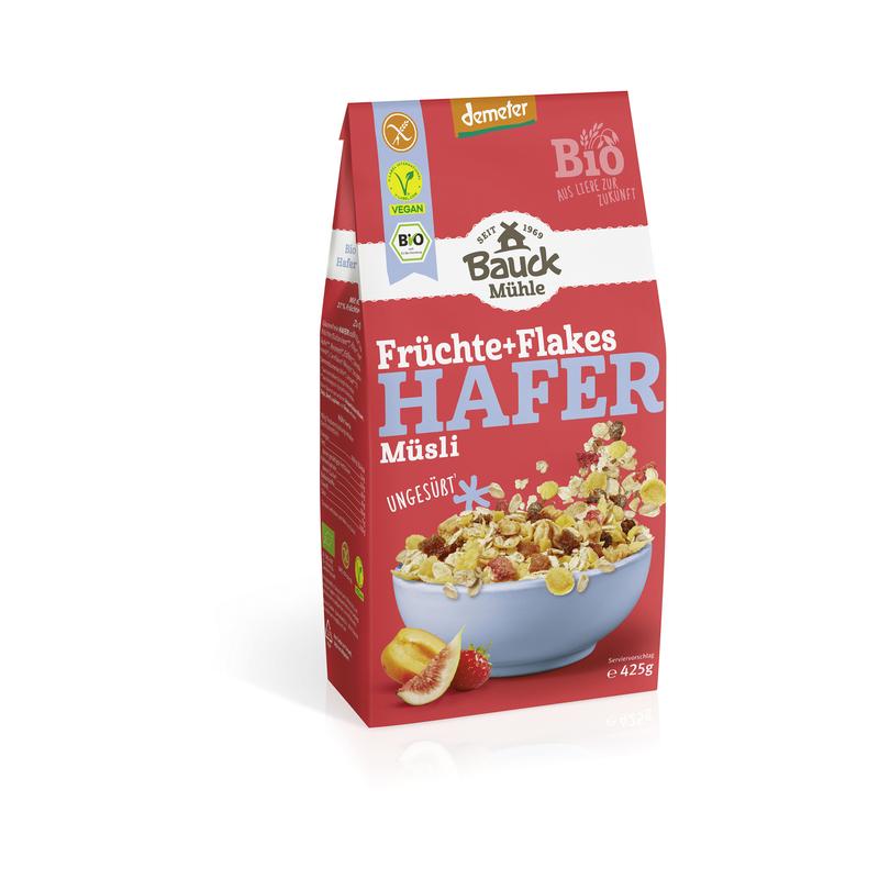 Früchte+Flakes Hafer Müsli Bauckhof