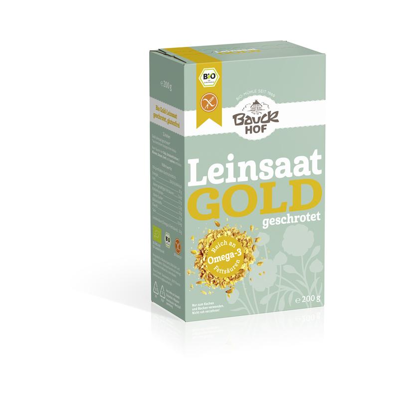 Leinsaat Gold geschrotet Bauckhof