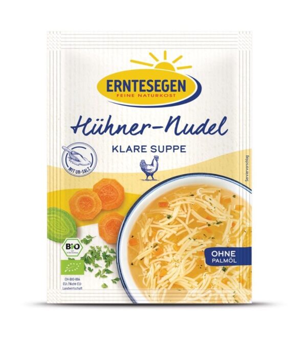 Hühner-Nudel Klare Suppe Erntesegen