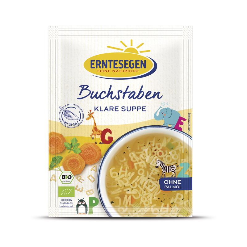 Buchstaben Klare Suppe Erntesegen