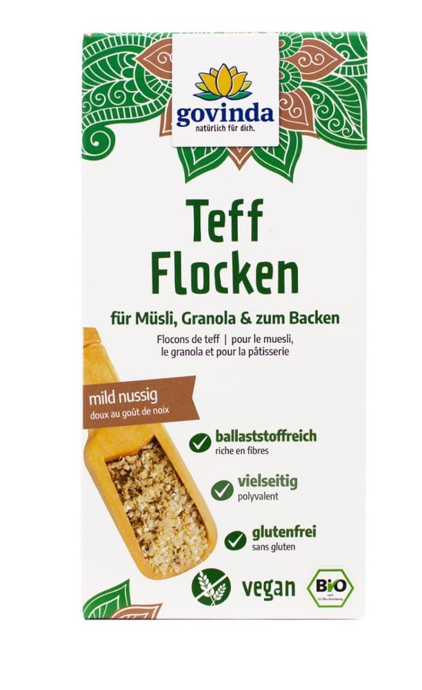 Govinda - Teff Flocken 6 Stück zu 300 g