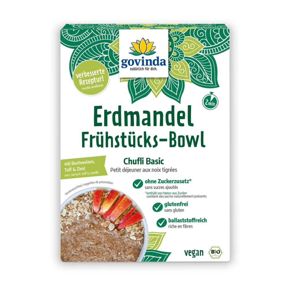 Govinda - Erdmandel Frühstücks-Bowl Chufli Basic 6 Stück zu 500 g