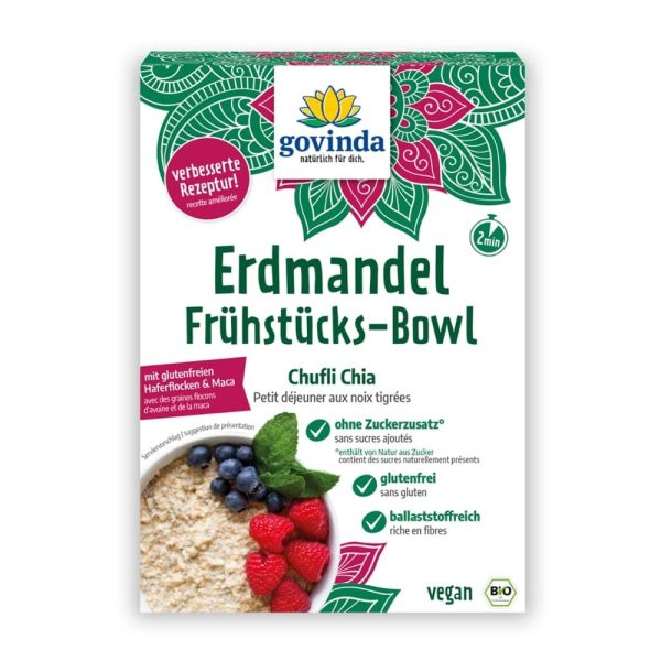 Erdmandel Frühstücks-Bowl Chufli Chia Govinda