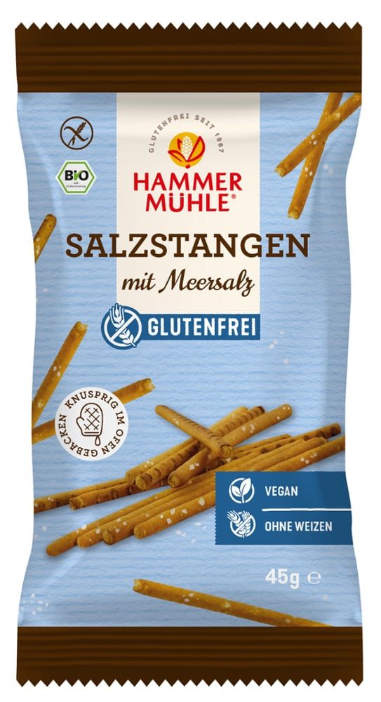 Hammermühle - Salzstangen 10 Stück zu 45 g