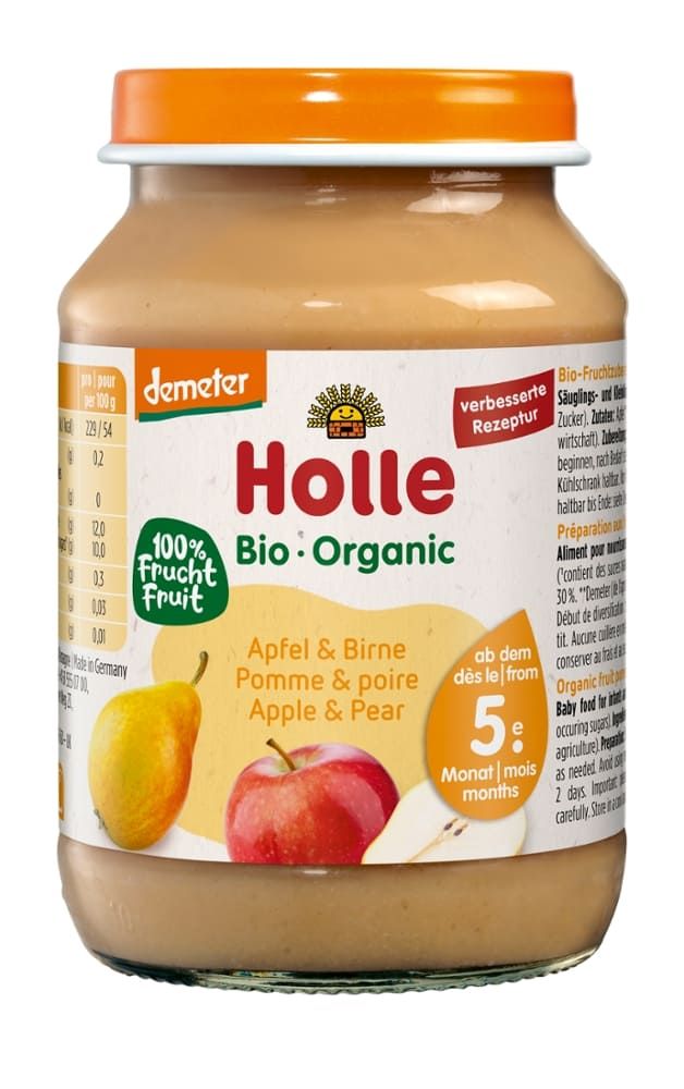 Holle - Apfel & Birne 6 Stück zu 190 g