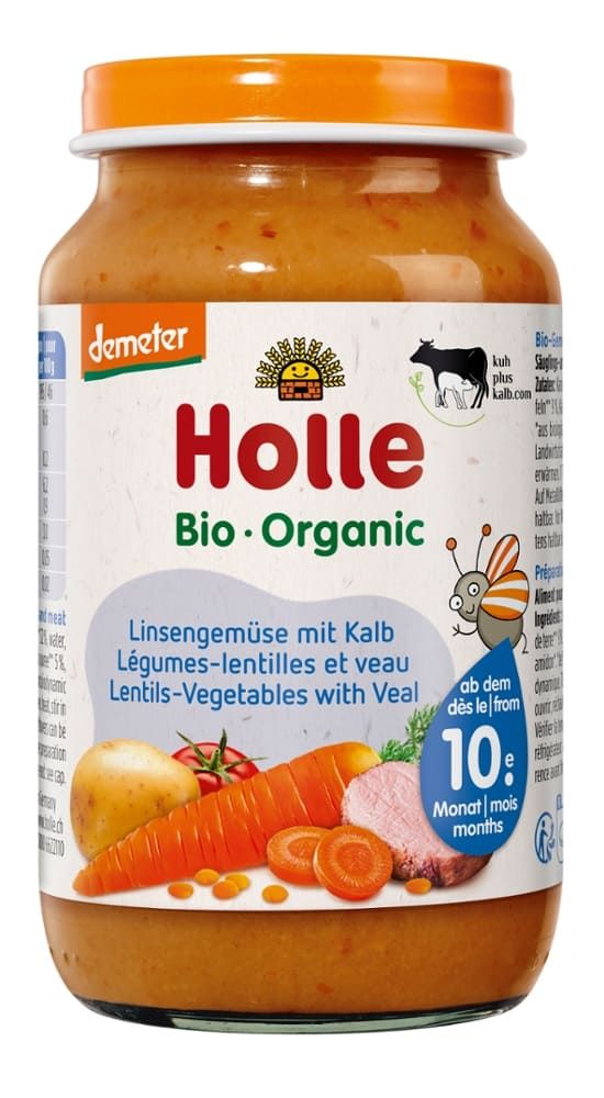 Holle - Linsengemüse mit Kalb 6 Stück zu 220 g