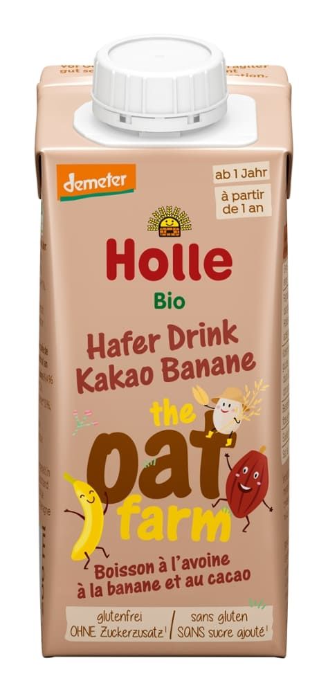 Holle - Hafer Drink Kakao Banane 16 Stück zu 200 ml