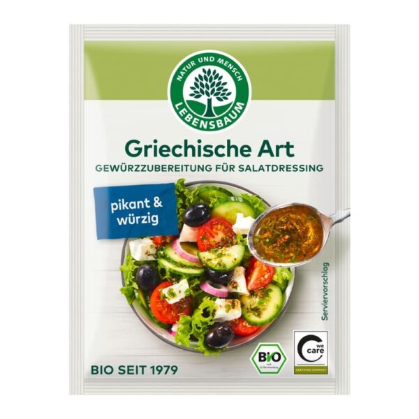 Griechische Art Gewürzzubereitung für Salatdressing Lebensbaum