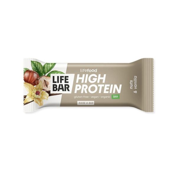 Lifebar High Protein nuts & vanilla Lifefood