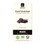 Makri - Dattel Schokolade Edelbitter 80% Kakao 10 Stück zu 85 g