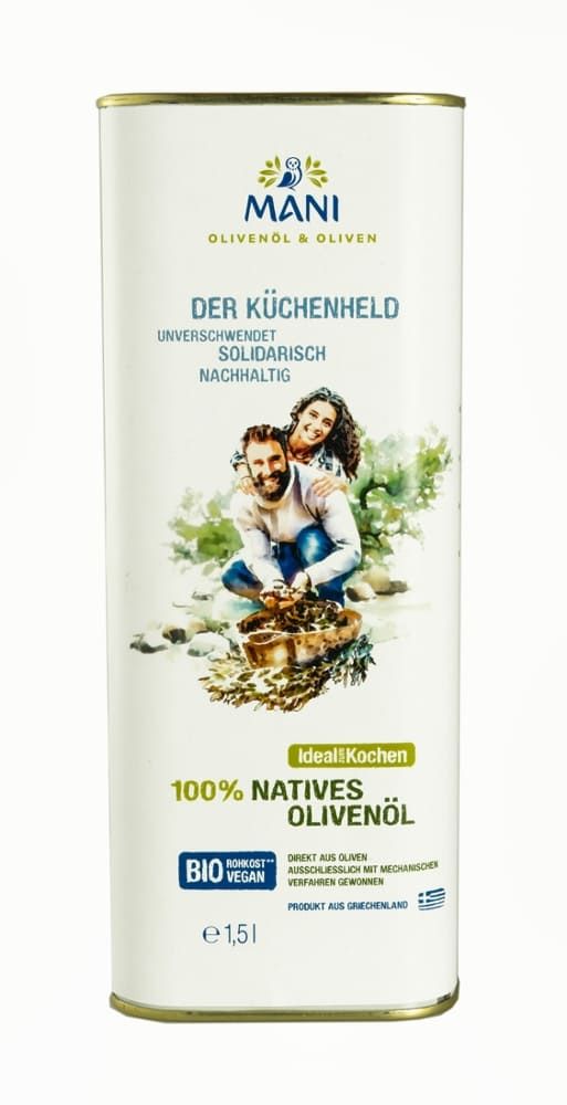 Mani - Der Küchenheld 100% nativesOlivenöl 1,5 l