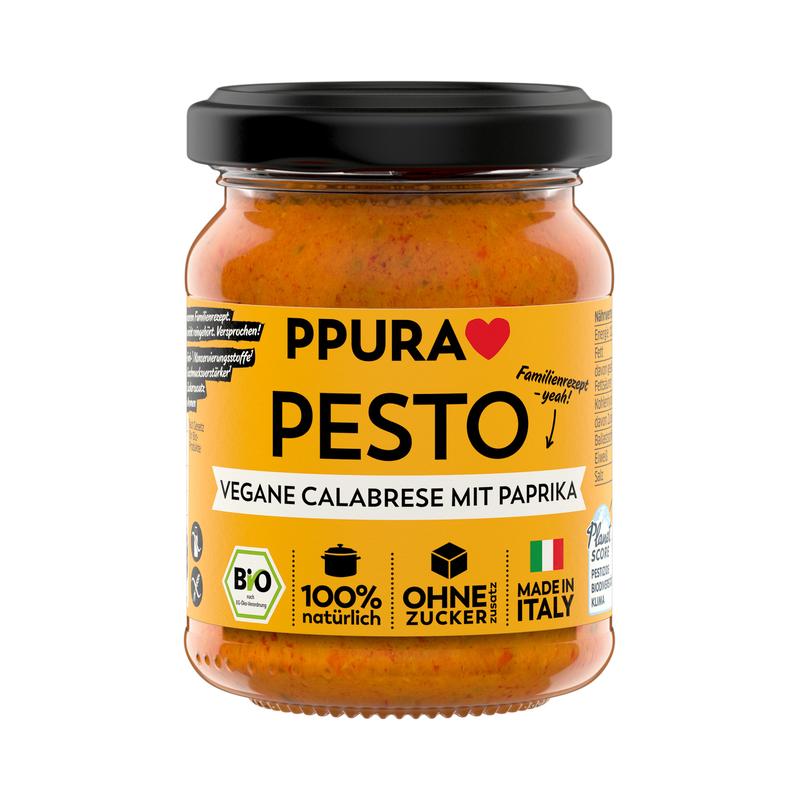 Pesto Vegane Calabrese mit Paprika PPURA