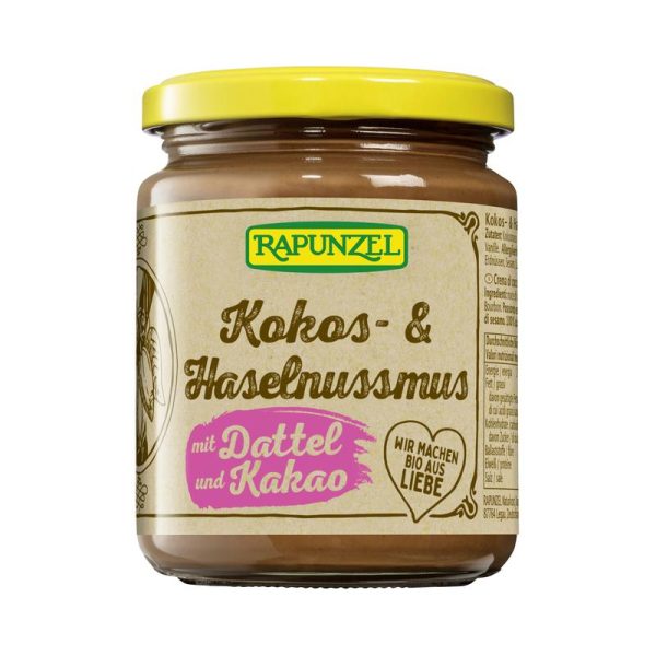 Kakao & Haselnussmus mit Dattel Rapunzel