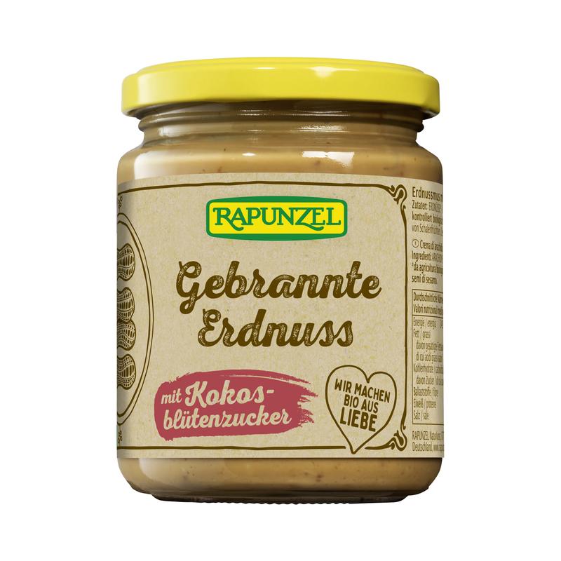 Gebrannte Erdnuss mit Kokosblütenzucker Rapunzel