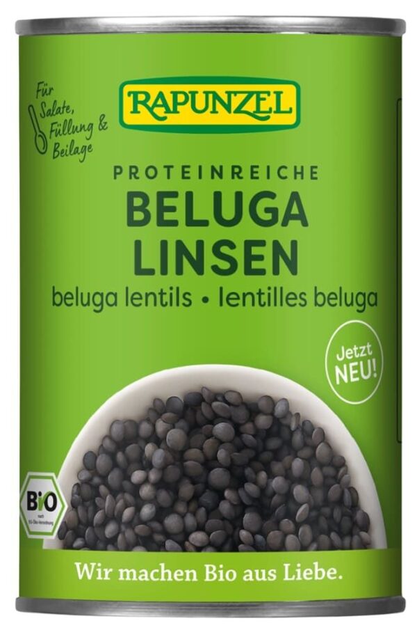 Rapunzel - Beluga Linsen 6 Stück zu 400 g