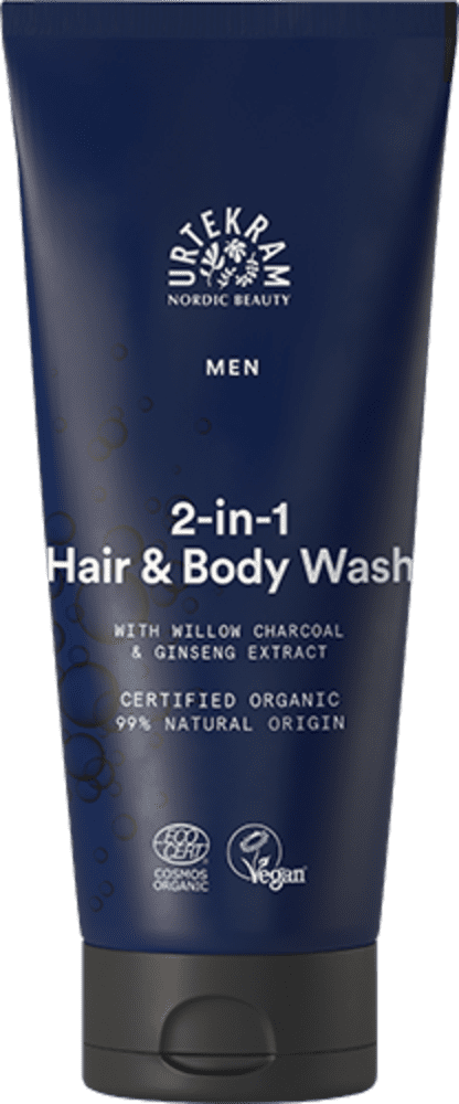 Urtekram - Men 2-in-1 Hair & Body Wash