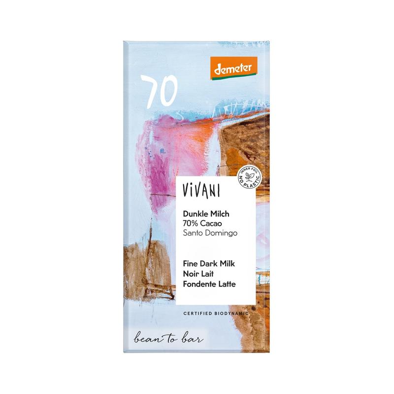 Dunkle Milch 70% Cacao Vivani