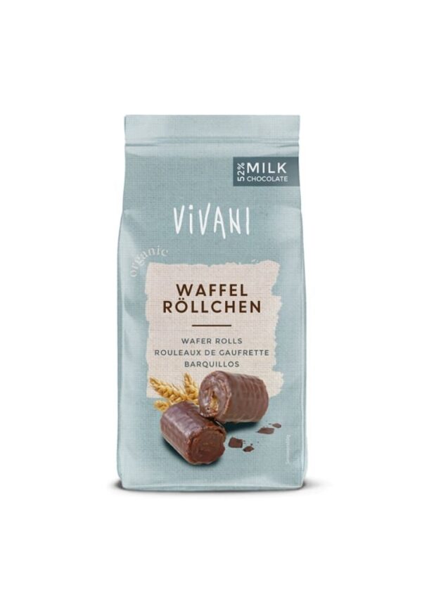 Waffel Röllchen Milk Chocolate Vivani