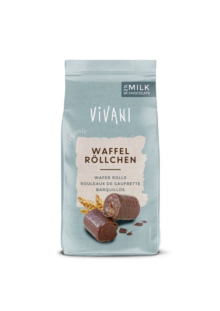 Vivani - Waffel Röllchen Milk Chocolate 6 Stück zu 125 g