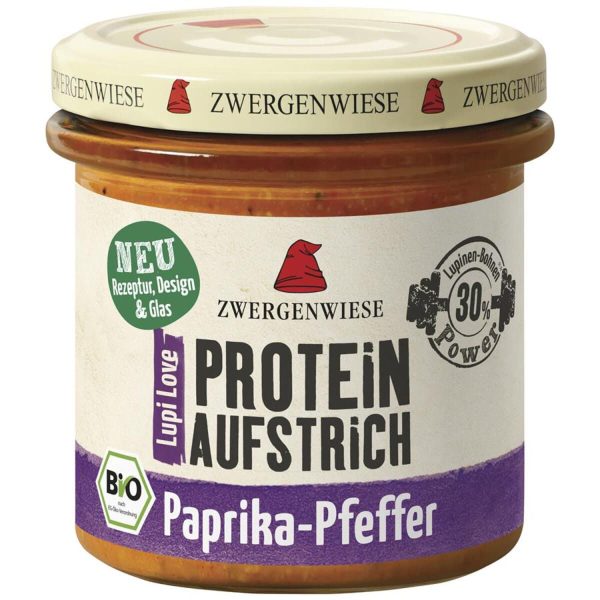 LupiLove Protein Aufstrich Paprika-Pfeffer Zwergenwiese