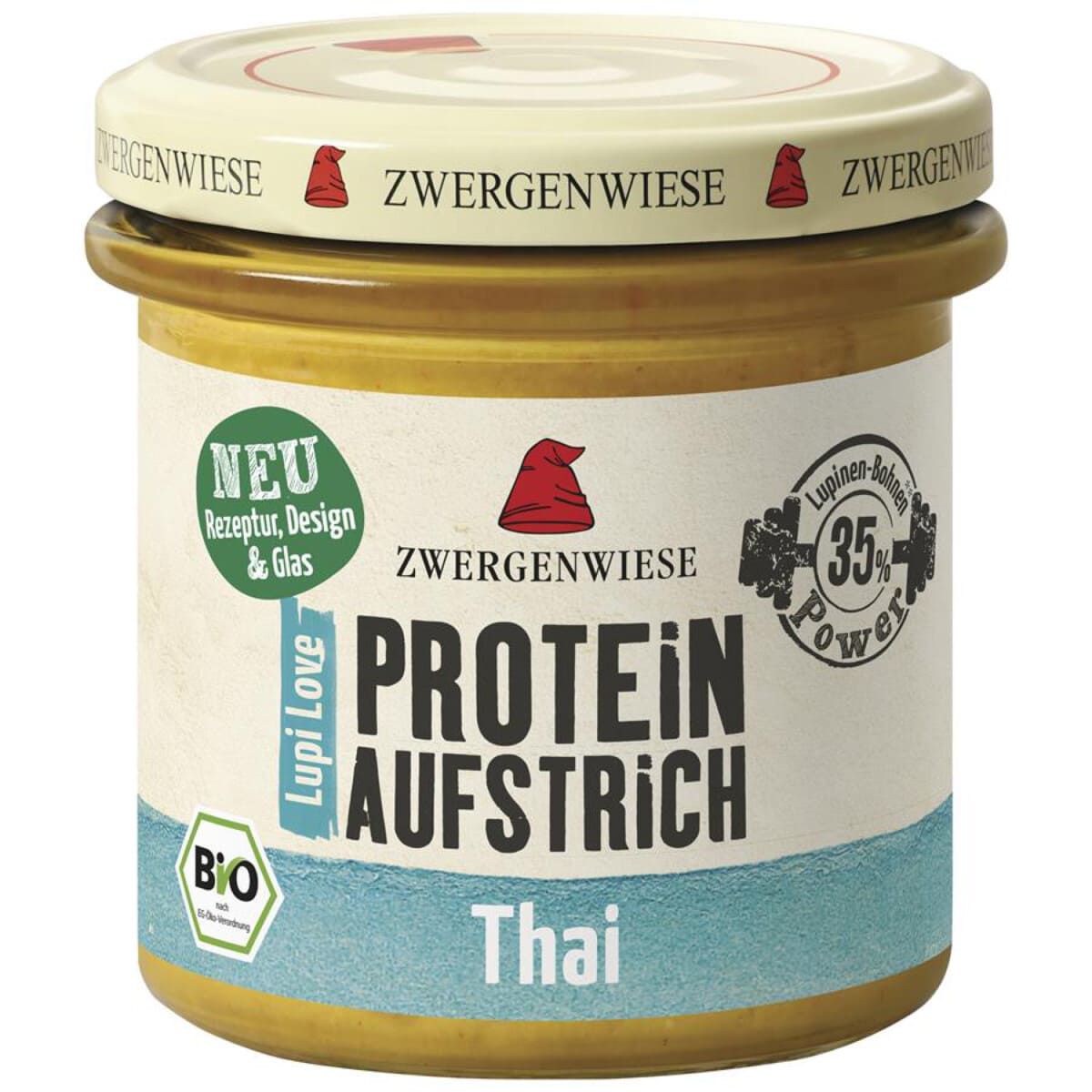 Zwergenwiese - LupiLove Protein Aufstrich Thai 6 Stück zu 135 g