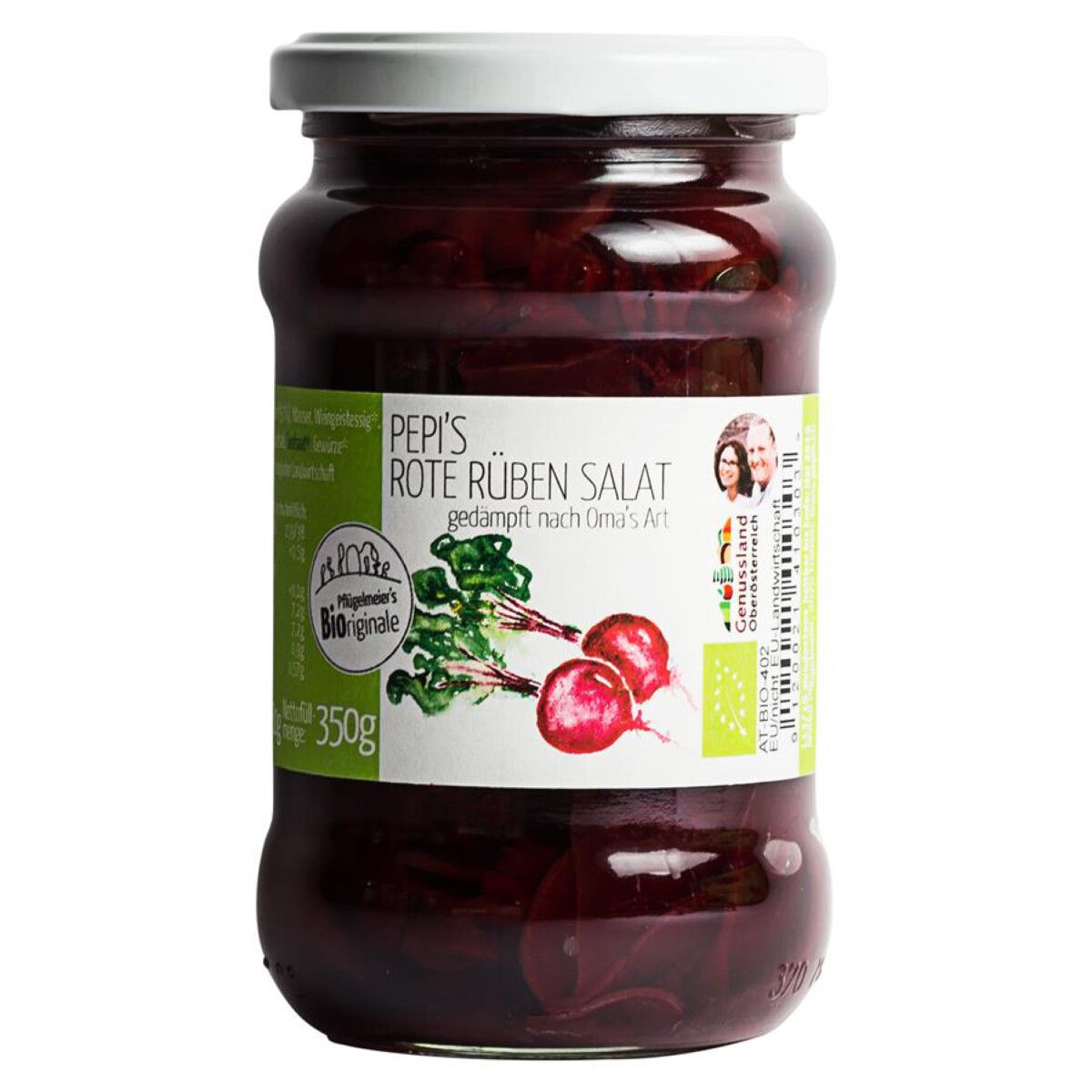 Biohof Pflügelmeier - Pepis Rote Rüben Salat 6 Stück zu 180 ml