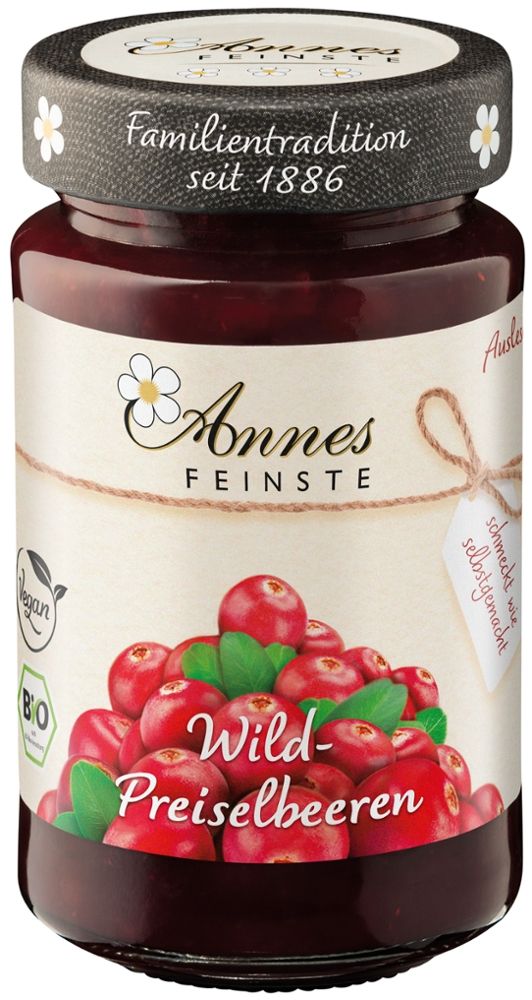 Annes Feinste - Wild Preiselbeeren 6 Stück zu 250 g