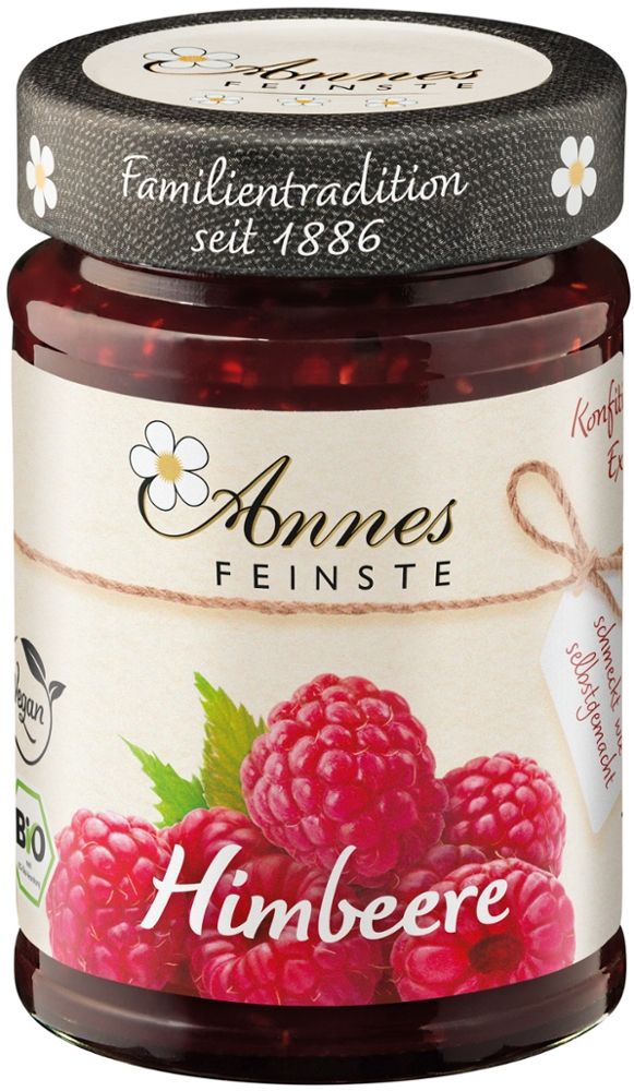 Annes Feinste - Himbeere Konfitüre 6 Stück zu 225 g